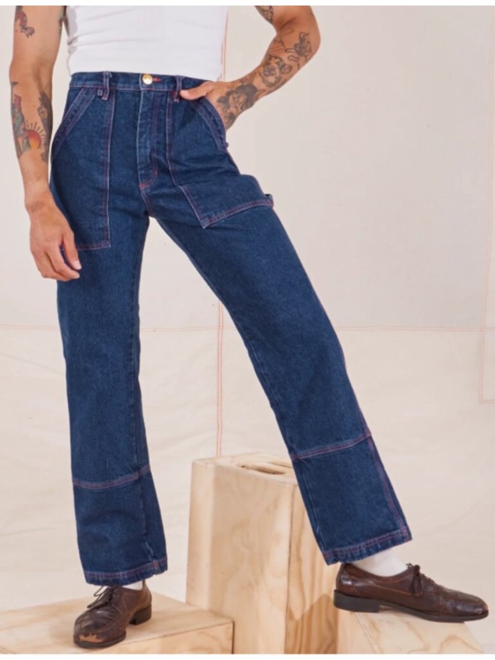 Big Bud Press Carpenter Jeans Blue Size Small Unisex